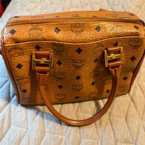 Authentic MCM Tan Leather Women's Bag